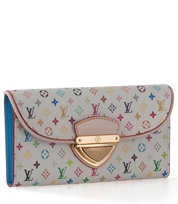 1:1 Copy Louis Vuitton Monogram Multicolore Eugenie Wallet P93736 Replica